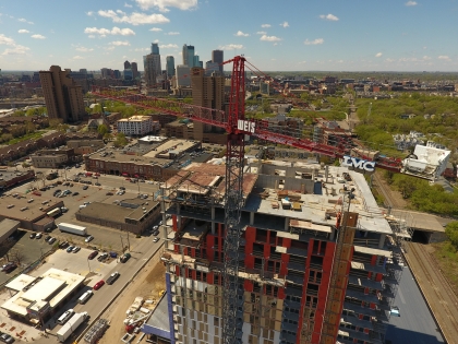 LMC Announces Topping Off of NordHaus Apartments