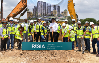 Resia Breaks Ground on New Multifamily High-Rise in Houston