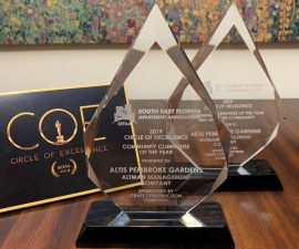 ALTÍS PEMBROKE GARDENS HONORED AT THE 2019 SOUTH EAST FLORIDA APARTMENT ASSOCIATION’S CIRCLE OF EXCELLENCE AWARDS