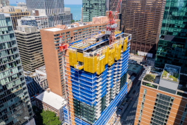 Luxury Mixed-Use Project in Chicago's Streeterville – The Saint Grand – Tops Off